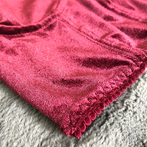 2/$25 Garage Velvet Bustier Crop Top - Picture 4 of 8